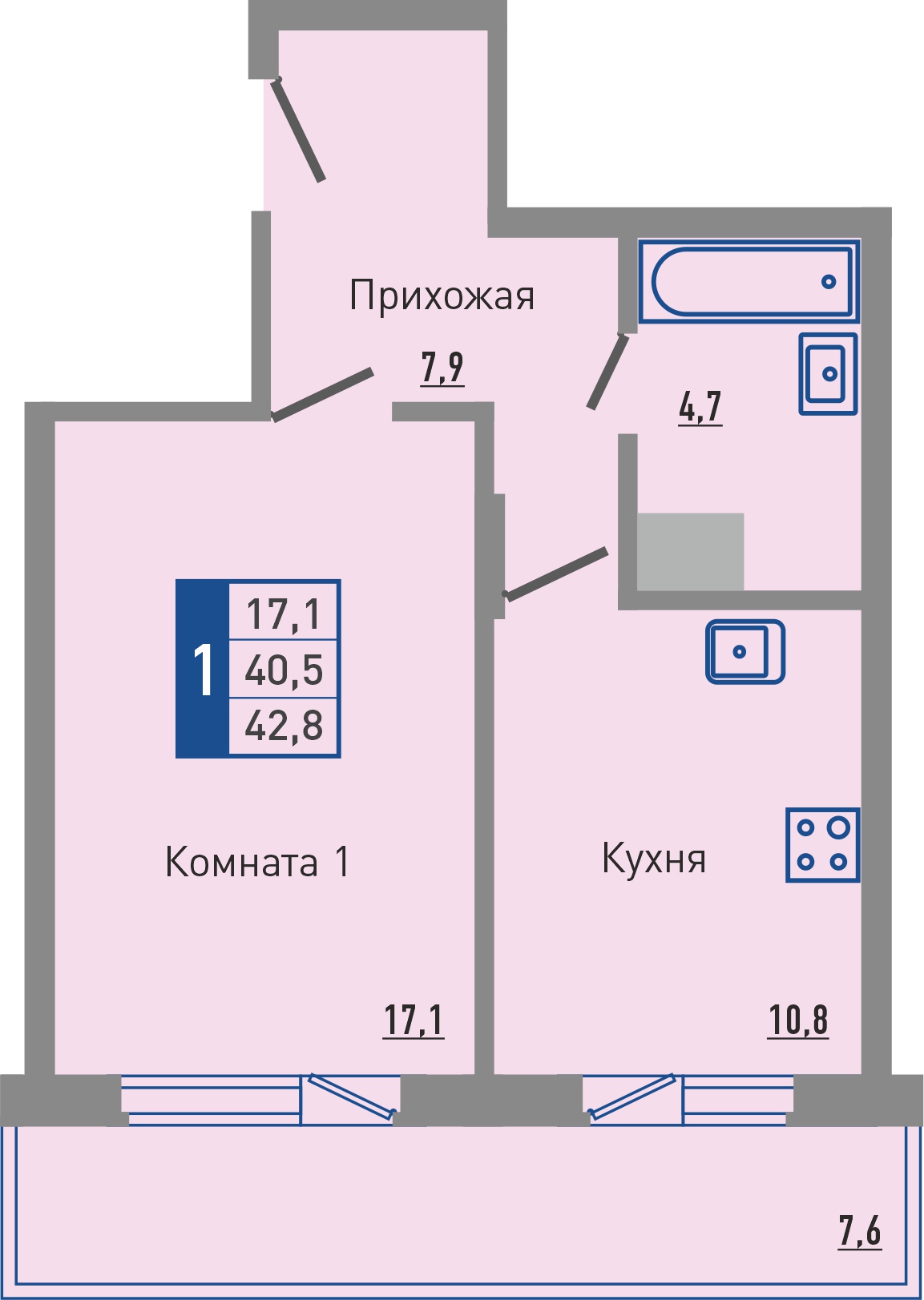 Квартиры в ЖК Маяк - ул. Зареченская д 4 корп 3 в Орле