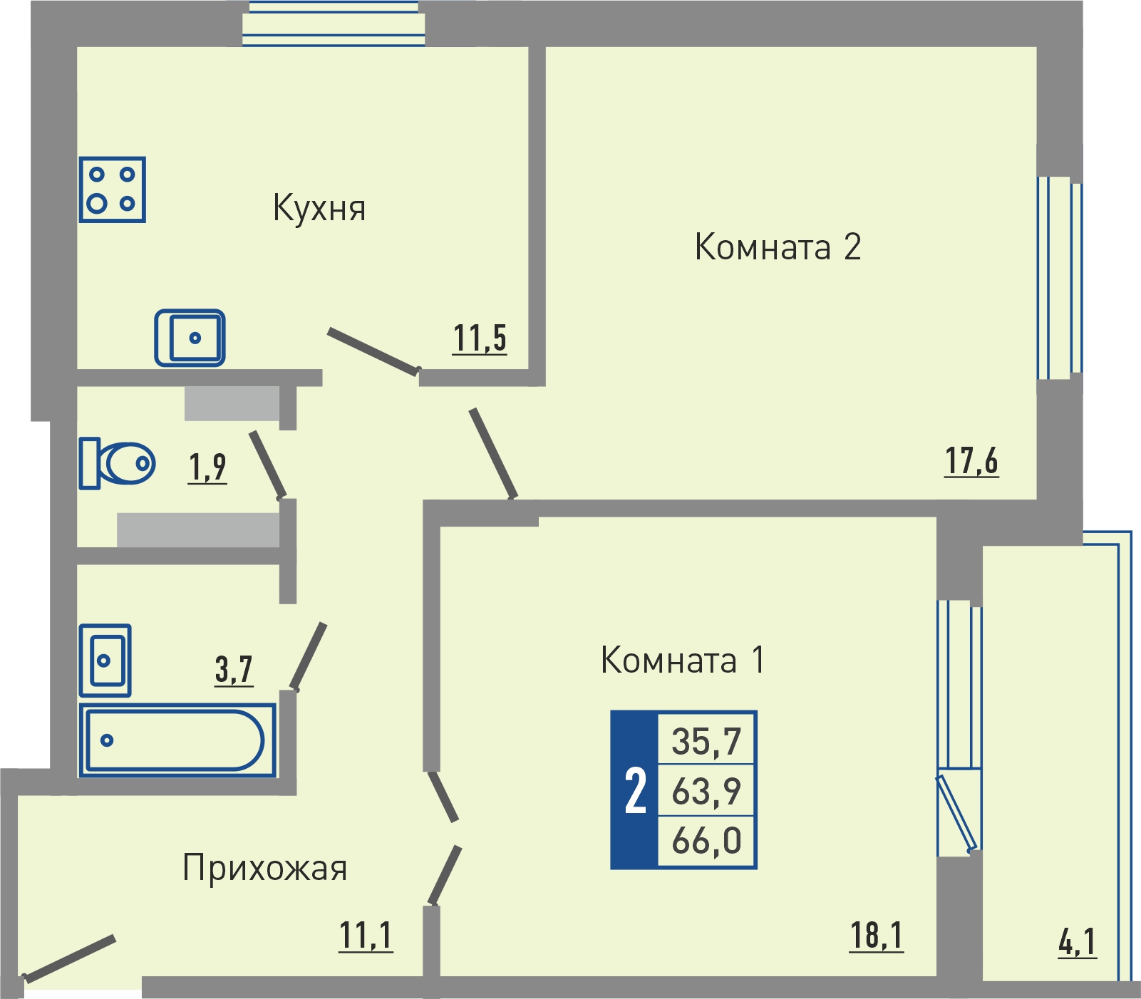 Квартиры в ЖК Маяк - ул. Зареченская д 4 корп 3 в Орле